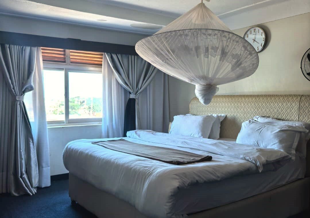 Deluxe king room at KAA Highway Hotel Mukono